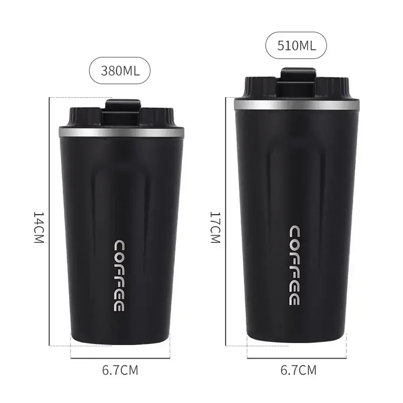 Custom Temperature Control Display Stainless steel Double Wall Coffee Cups Smart Travel Coffee Mugs With Timer