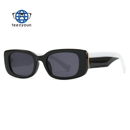 Teenyoun Women Brand Jelly Sexy Ladies Orange Innovative Sunglasses Luxury Men Small Frame Retro Square Sunglasses Wholesale