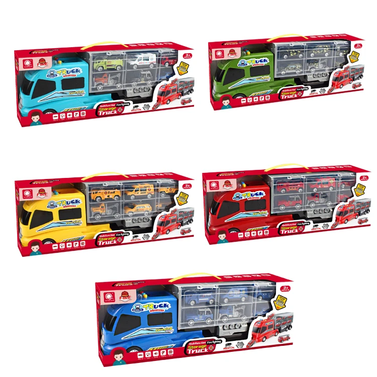 custom kid diecast toy model vehicles multifunction truck metal car toy for boy
