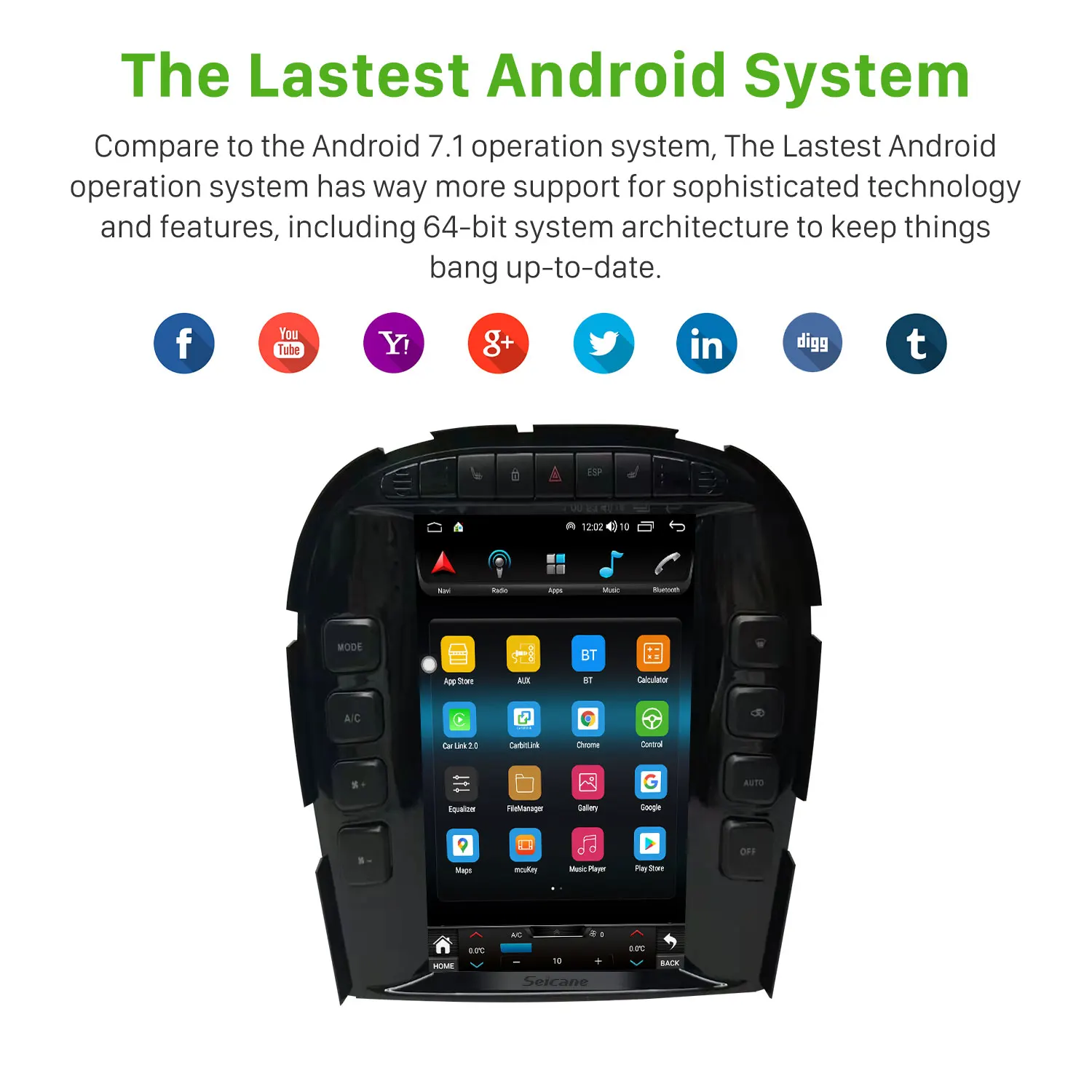 For 2004 Jaguar S-TYPE HD Touchscreen  Android 10.0 9.7 inch GPS Navigation RadioWIFI DAB Steering Wheel Control Carplay