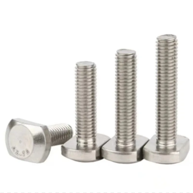 Stainless Steel Customization Hammer Head T-bolt GB37 M5 M6 M8 M10 M12  Rectangular Square Head T Bolt