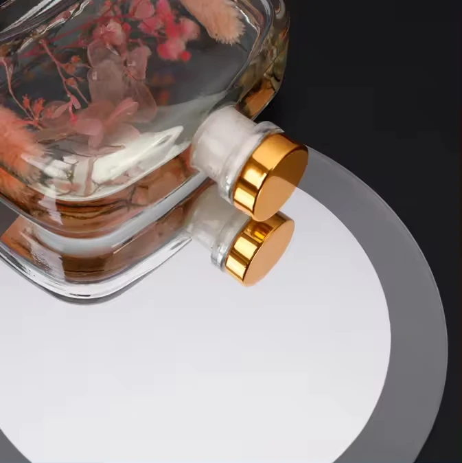 Customizable 3x5x Sandblasting Magnifying Glass For Bathroom LED Mirrors