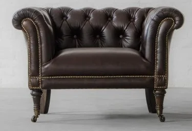 Modern Luxury Industrial Leather Sofa For Sale