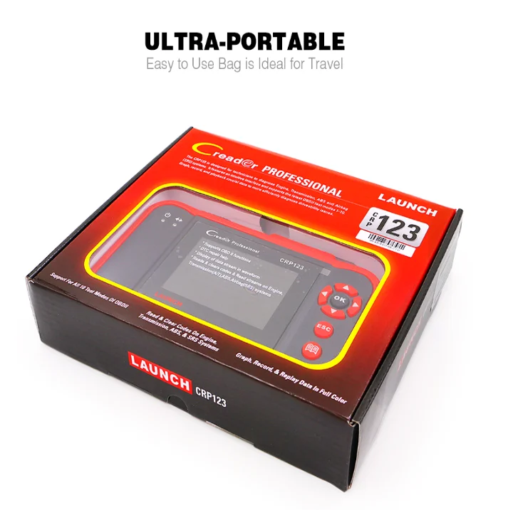 Original CRP123 Update Online ABS, SRS, Transmission and Engine Code Scanner