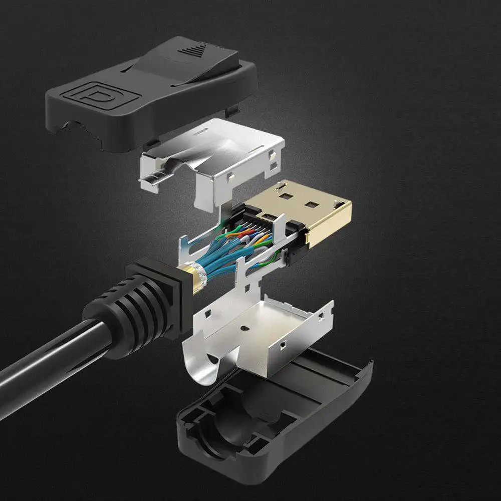 1.8m DP to HD Male Adapter 1080P Audio Video Cable 2K 3D HD to DP Display Port Converter Cable For Projector