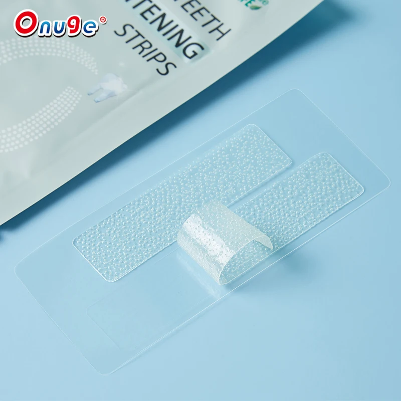 Private Logo CE Professional Dental Bleaching Teeth Whitening Strips Strong Sticky