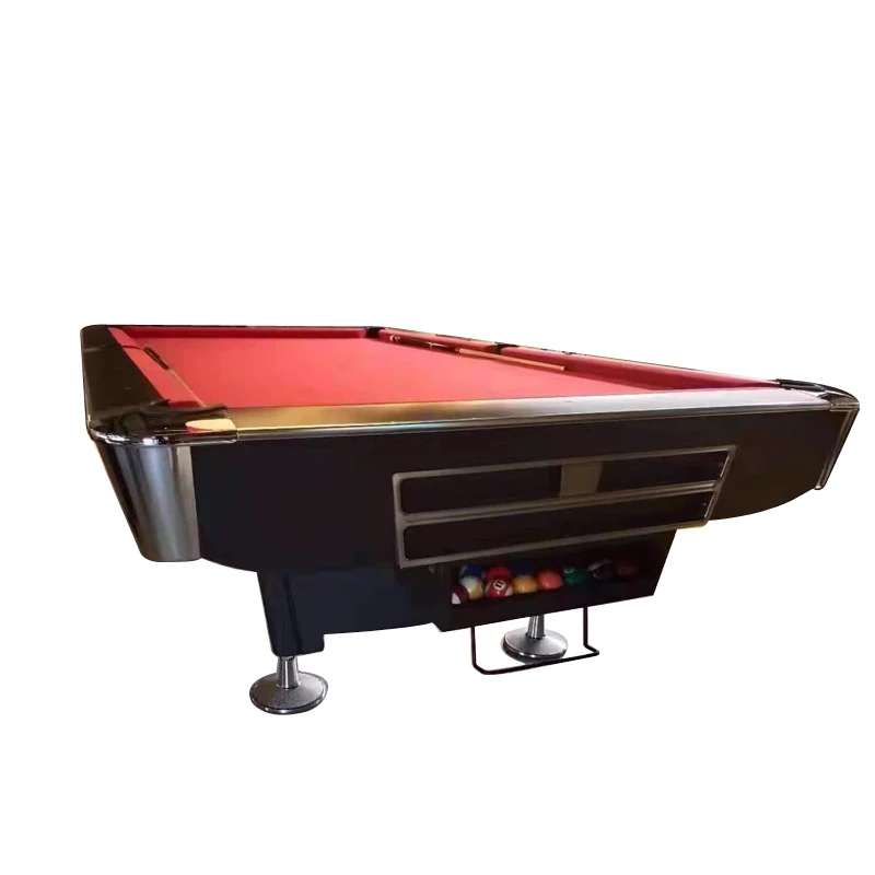 Solid wood American black 8 fancy nine-ball luxury pool table