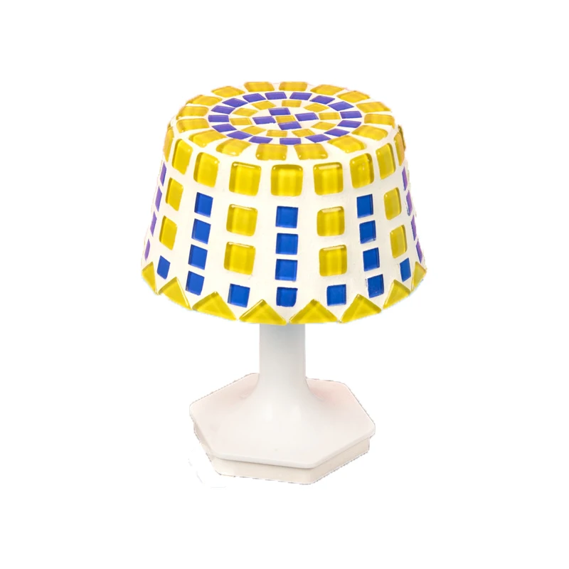 DIY Craft Creative Mosaic Desk Lamp Educational Toy Wholesale Handmade Material Package Table