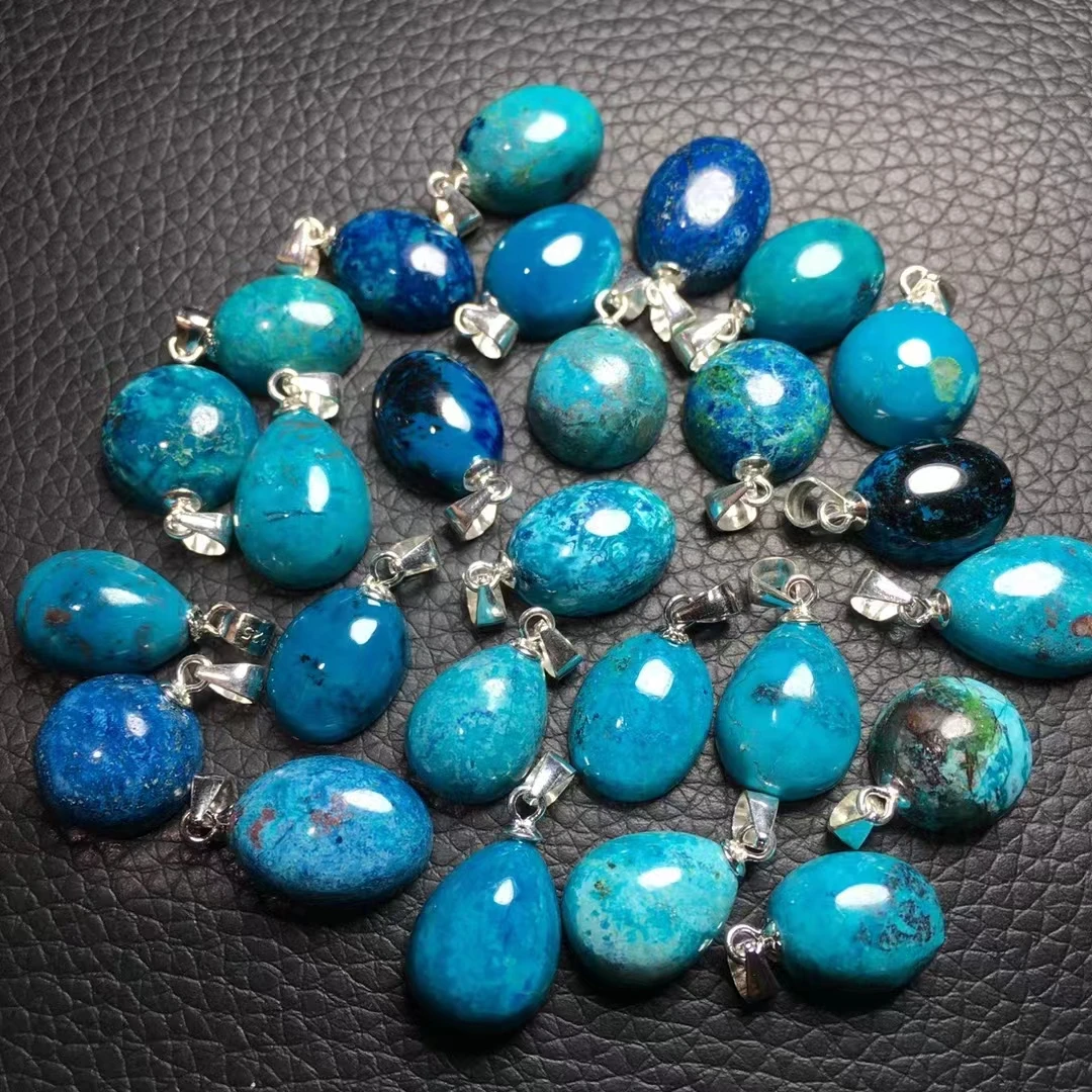 Wholesale High Quality Crystal Pendant Fynchenite Chrysocolla Phoenix Stone Pendant