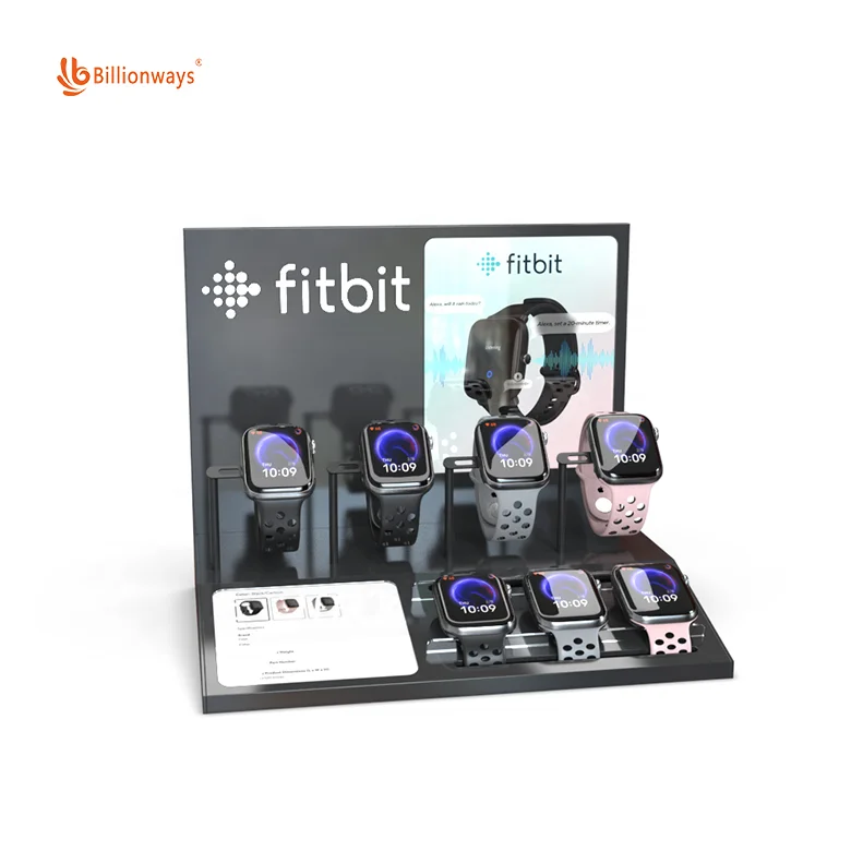China Factory Customized Counter Top Fashion Android Smart Watch Acrylic Display Stand Display Rack