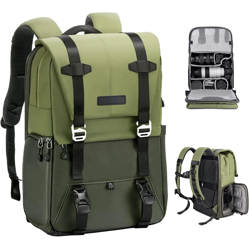 Newest Design 20L Lightweight Camera Bag Large Capacity Video DSLR Camera UAV VR Case Photography Backpack