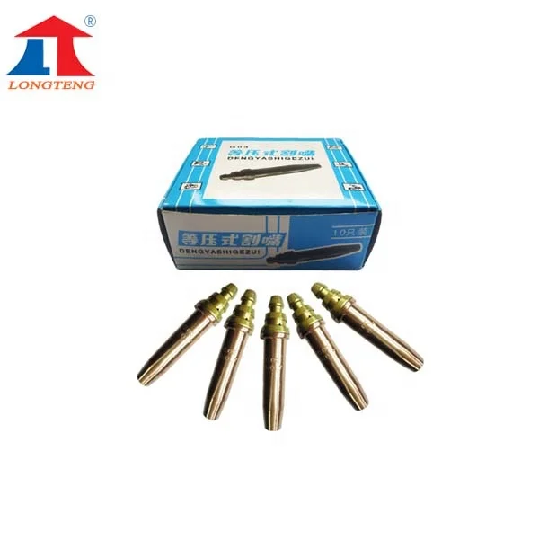 
China manufacturer brass 1/8 PNM propane pnme gas cutting nozzle cutting tip 