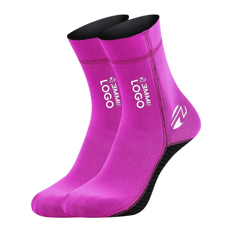 Outdoor Sports Kids Beach Lemon Cotton Diving Crew Hiking Swim Shoes Quick-Dry Aqua Pool 3 Layers Neoprene Hunting Socks