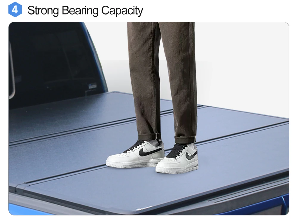 Zolionwil Navara Parts Fold Tonneau Cover Pick Up Back Shell for Nissan Navara NP300 D23 D40