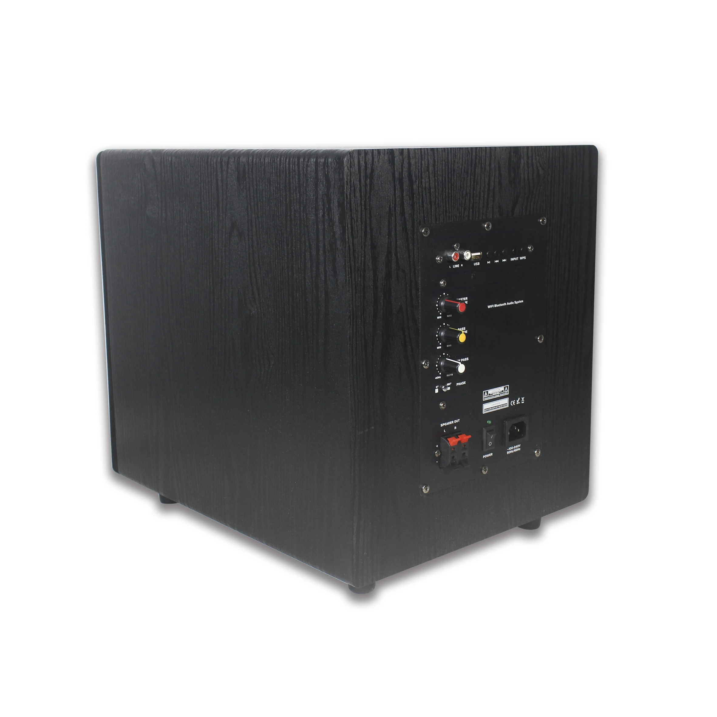 Домашний аудио Wf-Sub480 Dlna обмена потоковыми мультимедийными данными (Airplay WiFi мульти-комнаты аудиосистема 2 1 канал 180 Вт активный