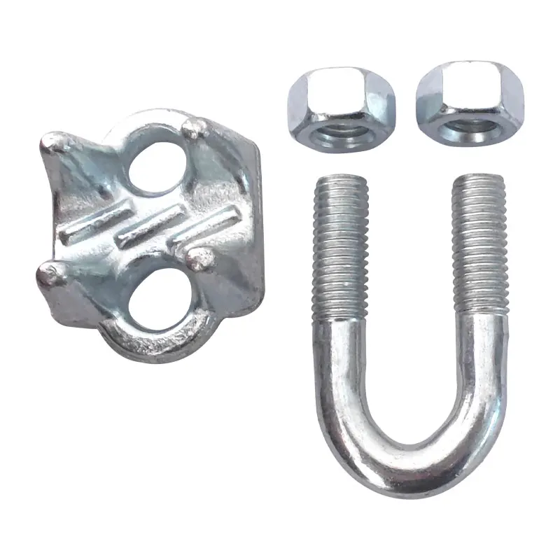 JIS Type Wire Rope Clips Galvanized Cable Clamp Fitting For Wire Rope Sling