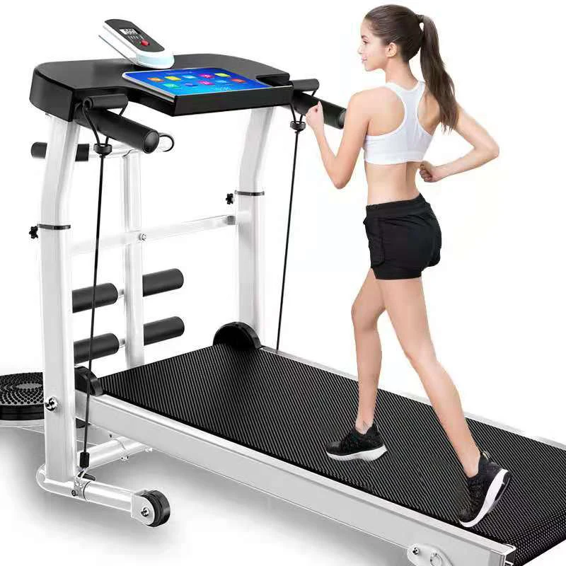 
Home machinery factory direct wholesale small mini walking machine fitness equipment foldable free installation treadmill 