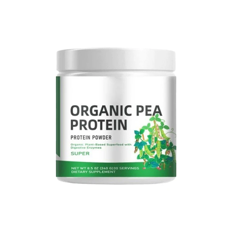 Food grade pea protein powder wholesale own brand organic vegetarian protein isolate powder pea protein powder