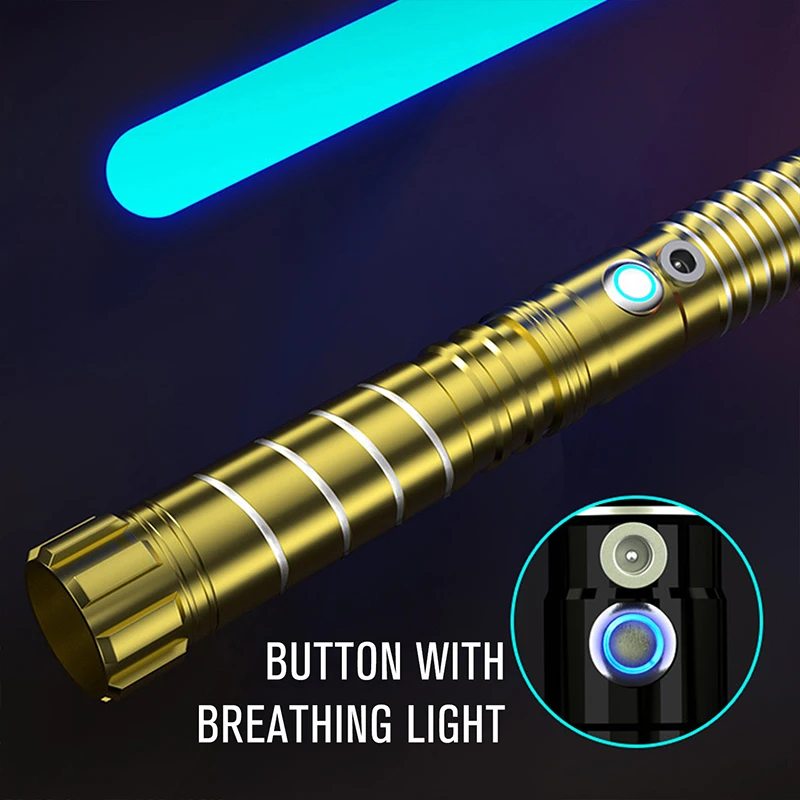 Lightsaber, laser, LED flash, toy sword, strap with 16 colors of lights and USB charging