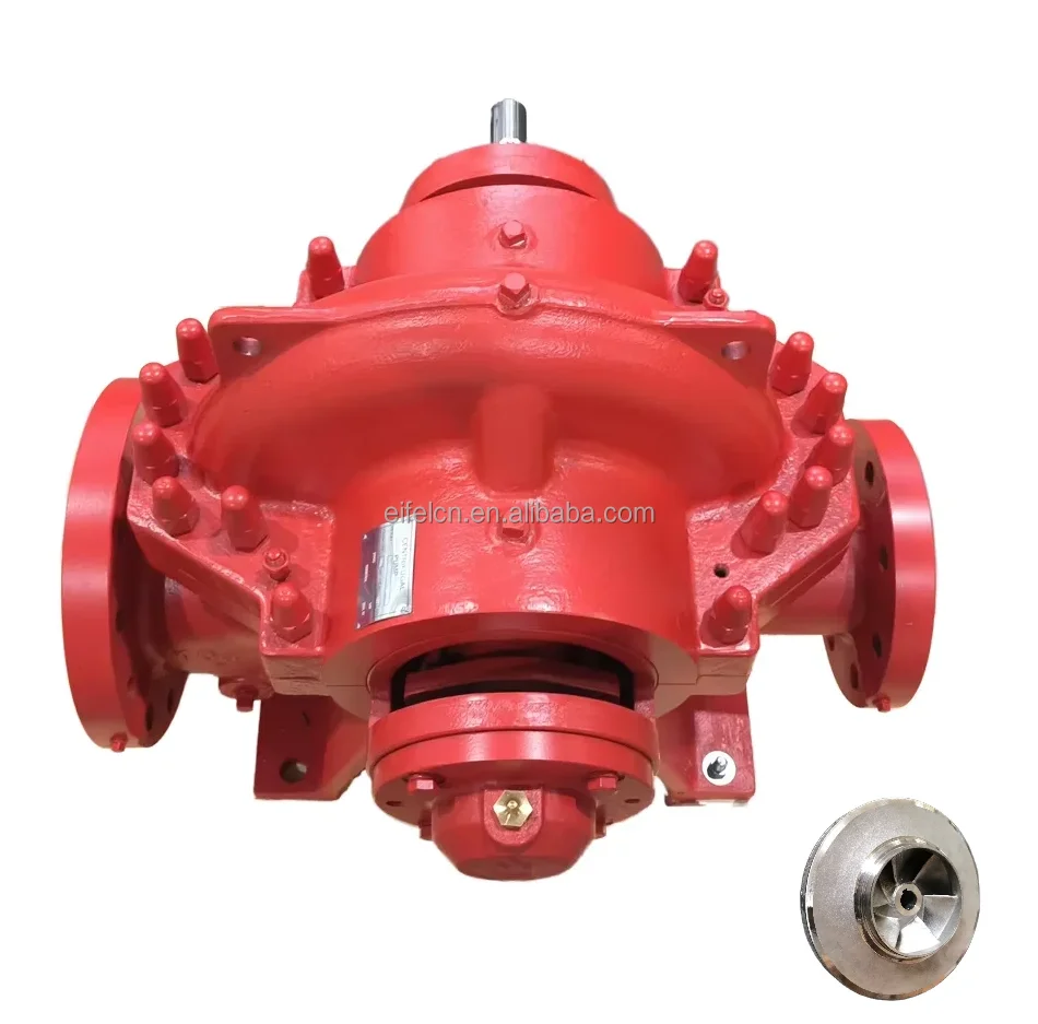 EIFEL High Efficiency UL Listed Horizontal Split-Case Fire Pump for Fire System with Gland Packing