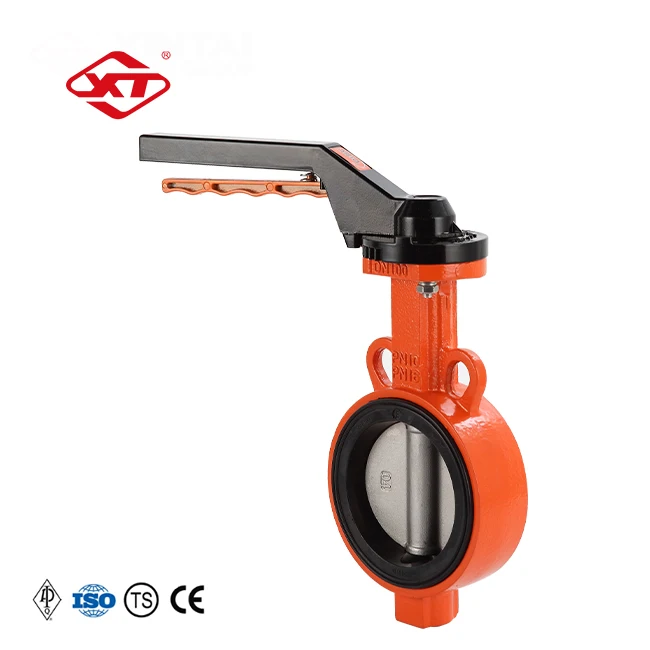 customizable Stainless steel  butterfly valve  CF8  Xintai Brand  D71W-16P DN40