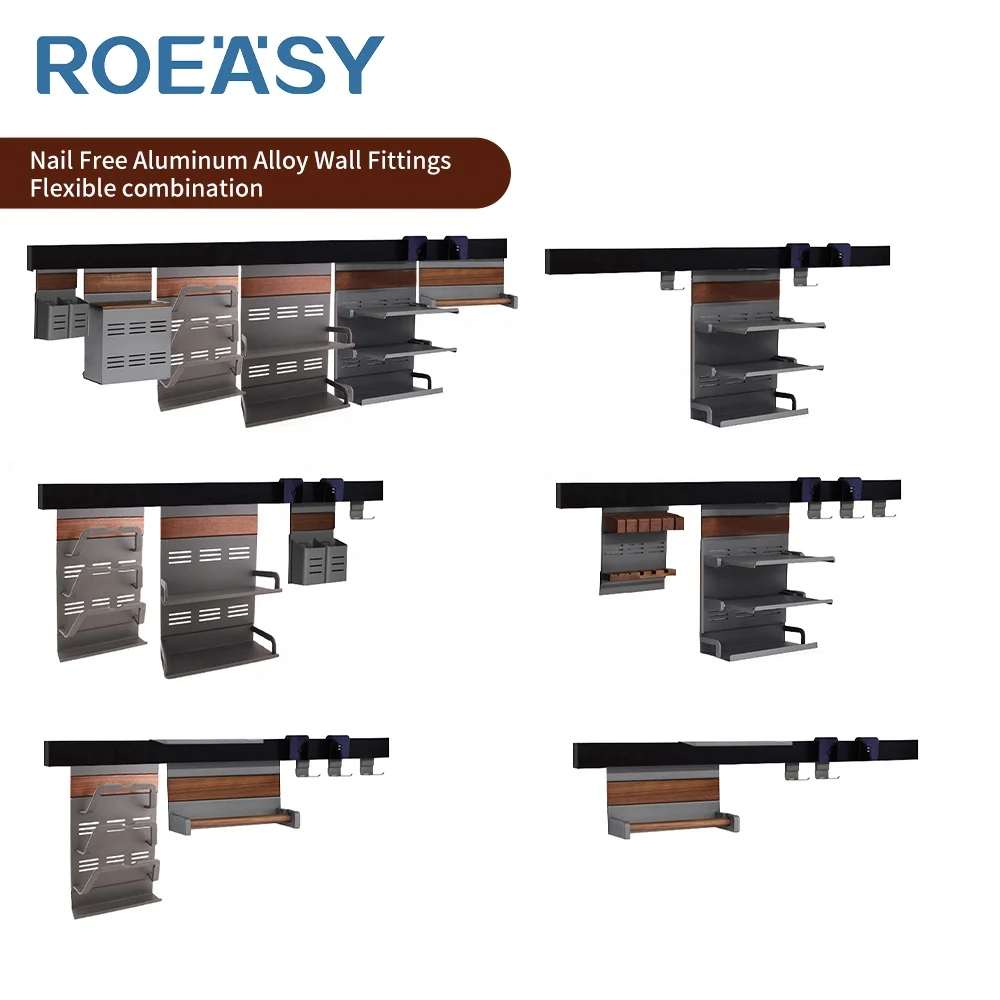 Roeasy kitchen organization and storage hanging rack accessories organization luxury home modular kitchen hardware