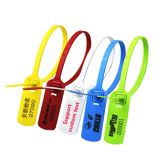 
 Блокировка, таможня, безопасность, Натяжная, регулируемая длина, пластиковая бирка, уплотнение, блокировка, пластиковая петля, бирки для растений  