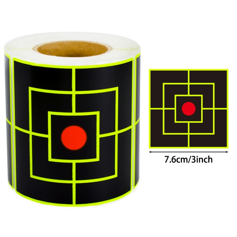Reactive Target Paper for Firearm & Bow/Arrow Practice for Real Gun & Air Gun Shooting Visual Impact Can Be Used