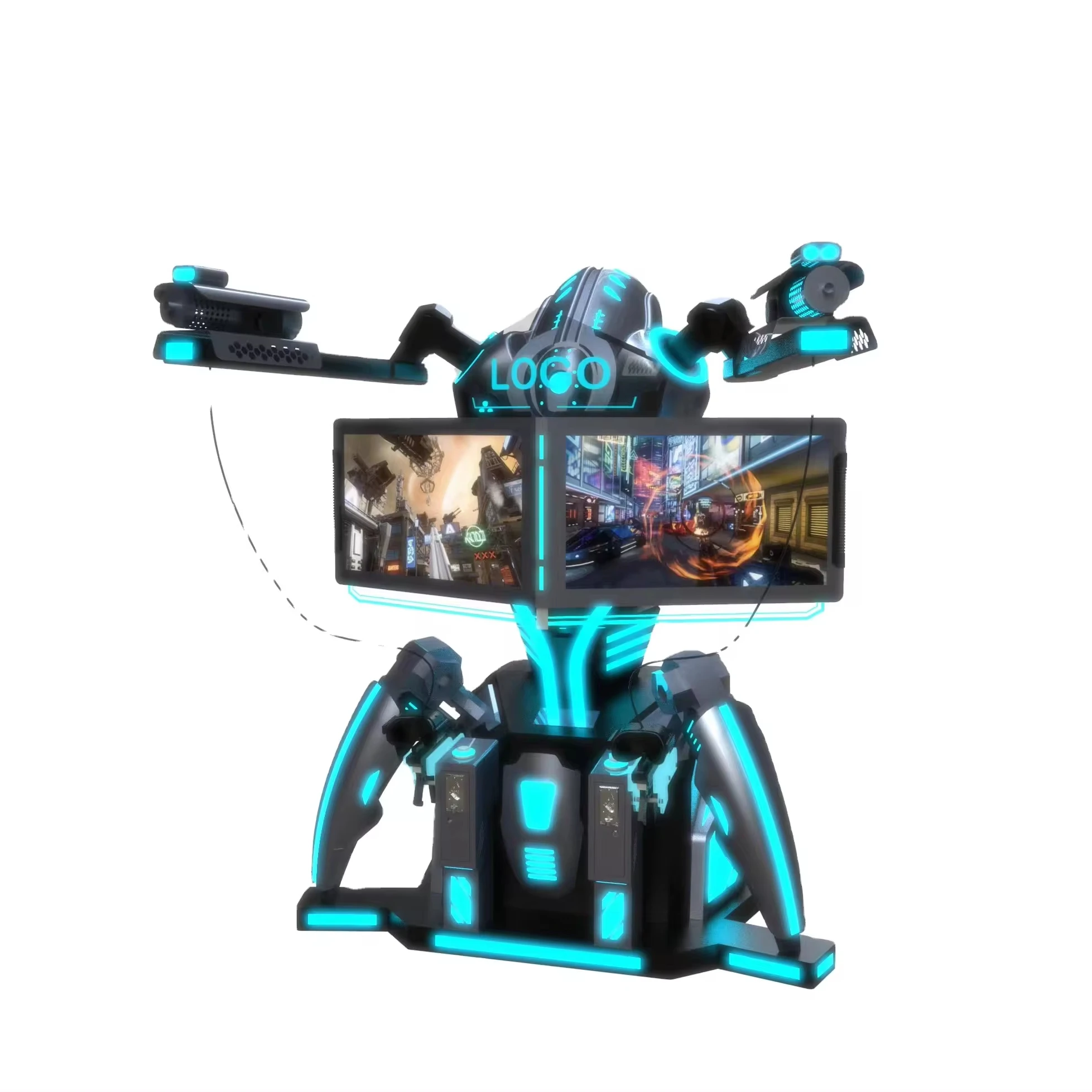 Besirui Newest 9D VR game shooting arcade shooting game vr shooting for the game center