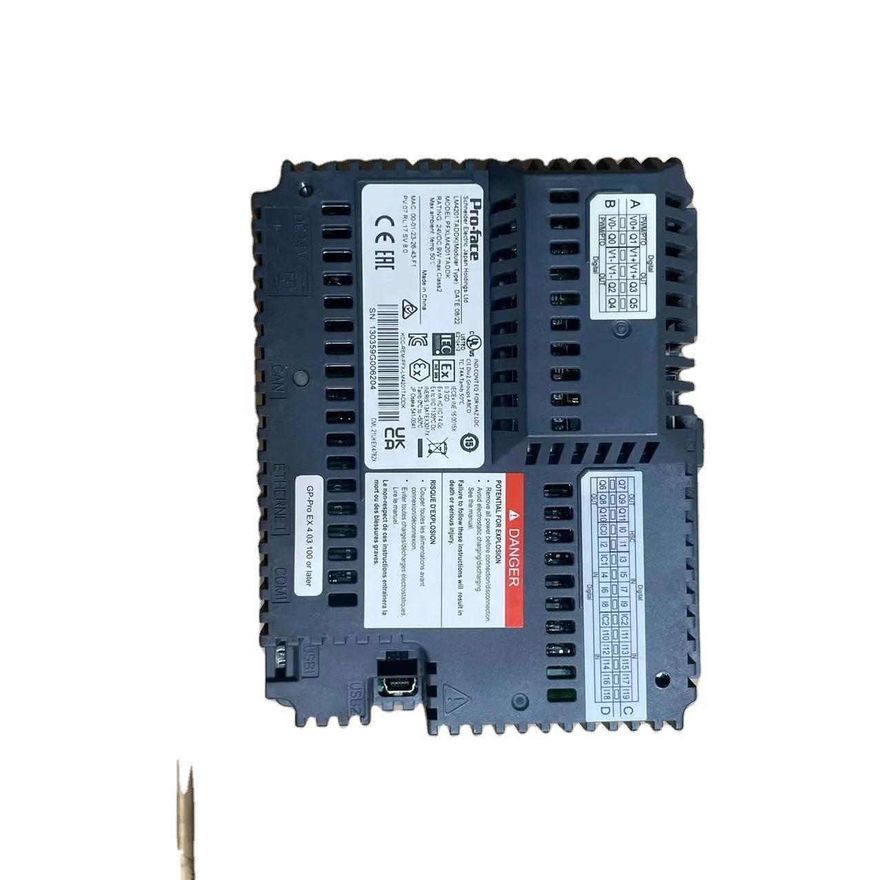 HMI Human Machine Interface Touch screen panel PFXLM4201TADDK