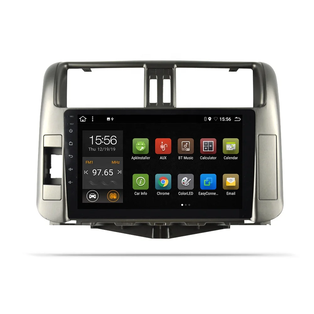 MCX 10.1 inch Android 10 car DVD multimedia player for Toyota Prado 2011 with WIFI GPS radio quad core touch screen