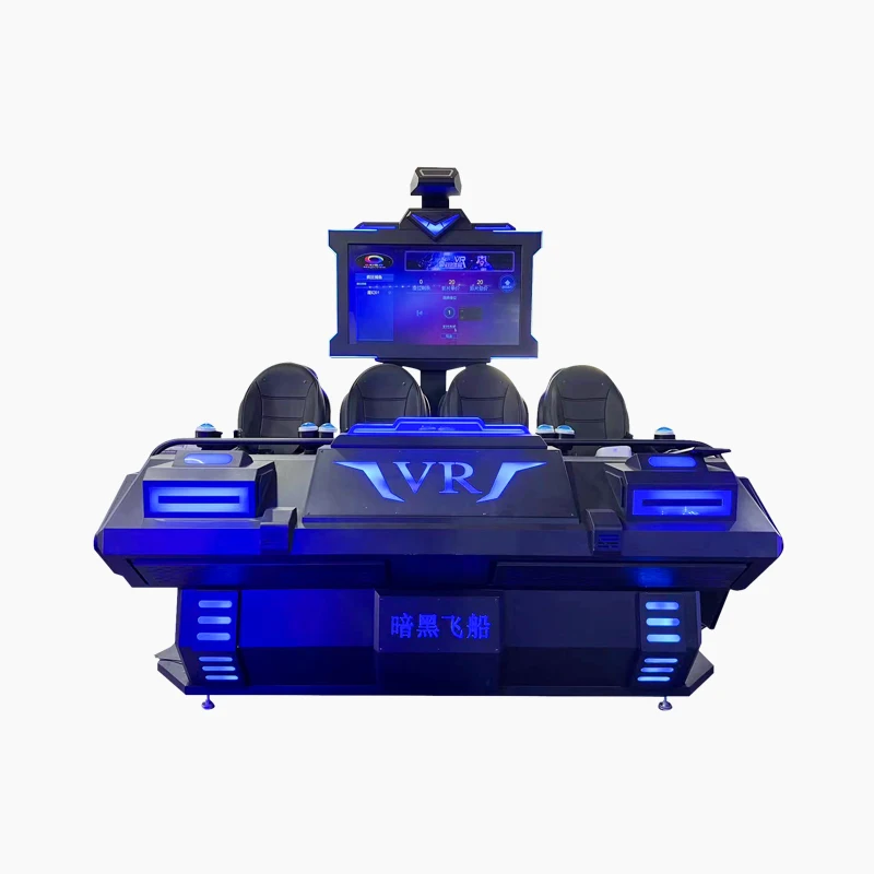 amusement park products realidad virtual motion 3d 4d 9d  cinema 4 seat  arcade vr simulated game machine