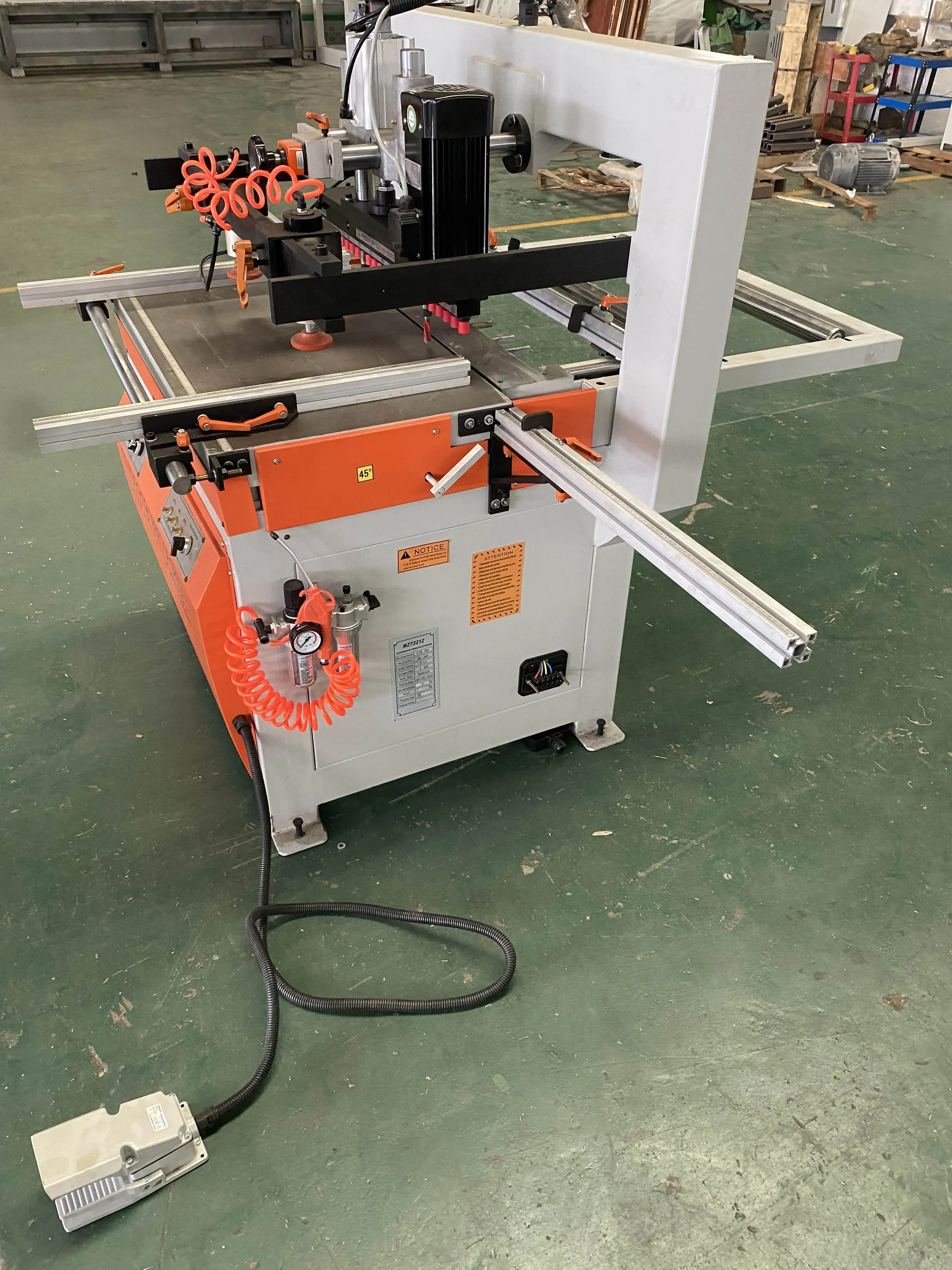 Double-line Carpenter Multiple Drilling Machine Wood Boring Machine Drilling Machine