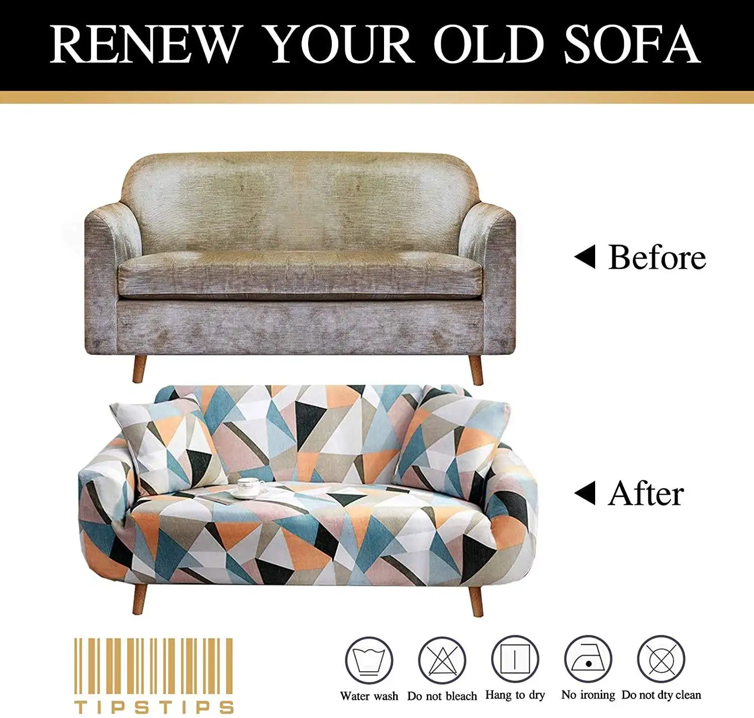 new 5 7 Seater Turkey Full Fitted Sofa Covers Print Waterproof L Shape Sofas Chair Cover Elastic Stretch Slipcover Funda De 3pcs
