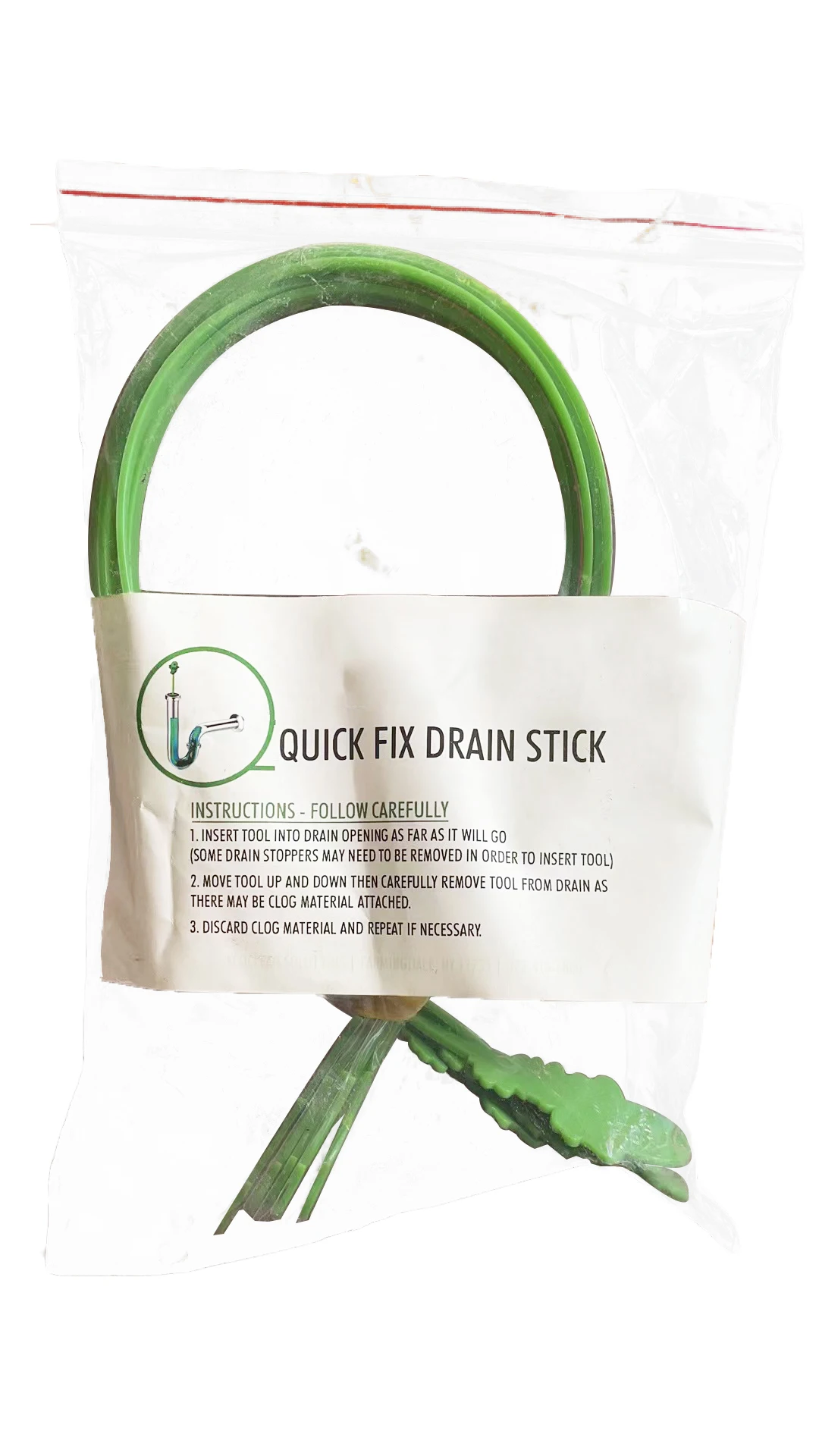 23 Inch 3 Pack Sink Drain Auger Hair Snake Catcher Cleaner Tools for Sewer Toilet Shower Kitchen Bathroom