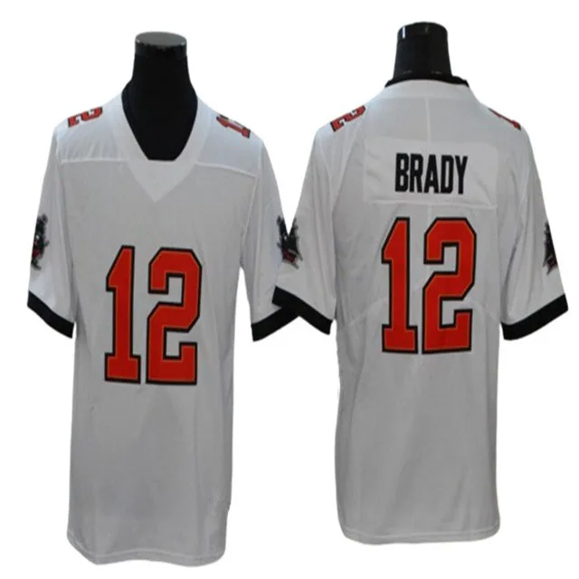 Мужские футбольные майки 12 Tom Brady 13 Mike Evans 14 Chris Godwin 54 Lavonte David 87 Rob Gronkowski