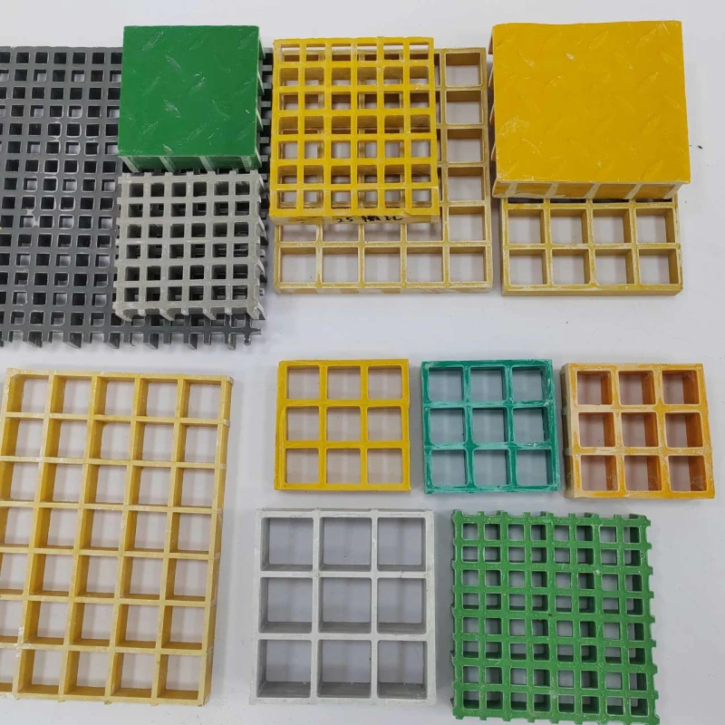 Fiberglass Mesh Platform Pultruded Grating drainage  grating for Floor Composite Molded grating walkway  cover channel