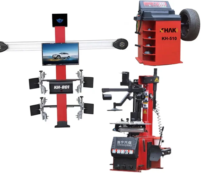 Factory hot selling 3D alignment Car wheel balancer and car tyre changer combo