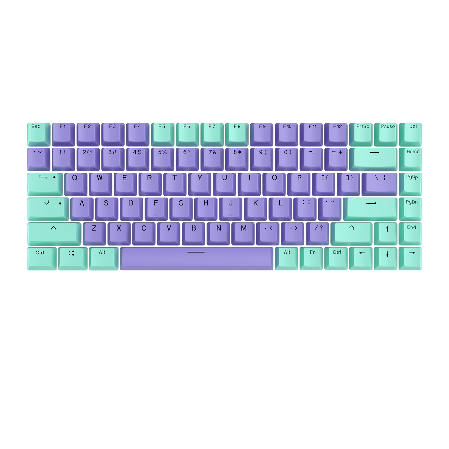 Клавиши Royal Kludge RK RK61 под давлением для игры в пастельные Dual shot 60% с заказными клавишами pbt и подсветкой