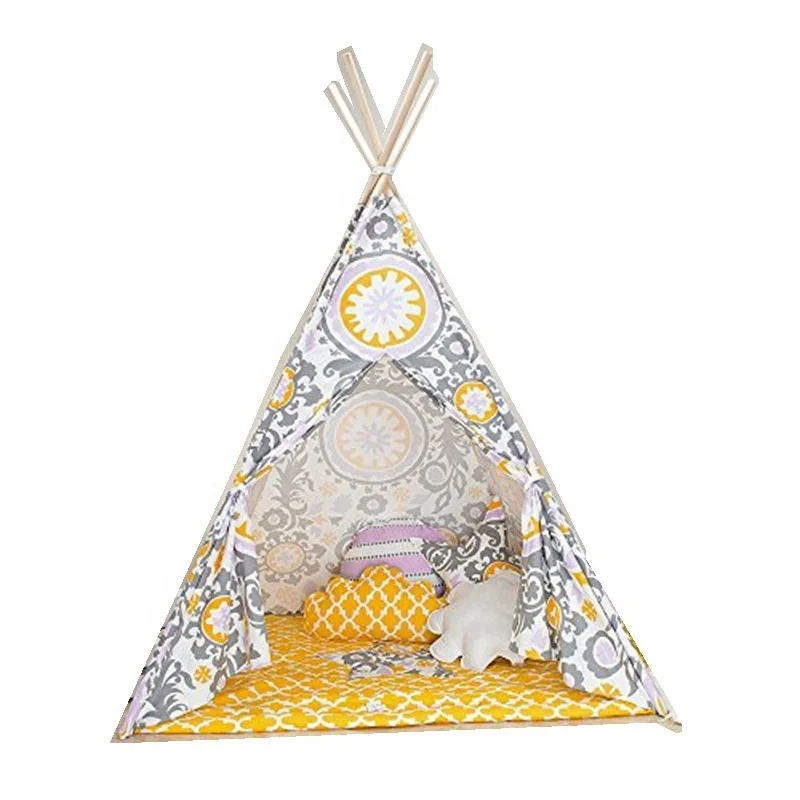 Hot New Products Beach Tent Camping Play Teepee Indian Tent For Kids play