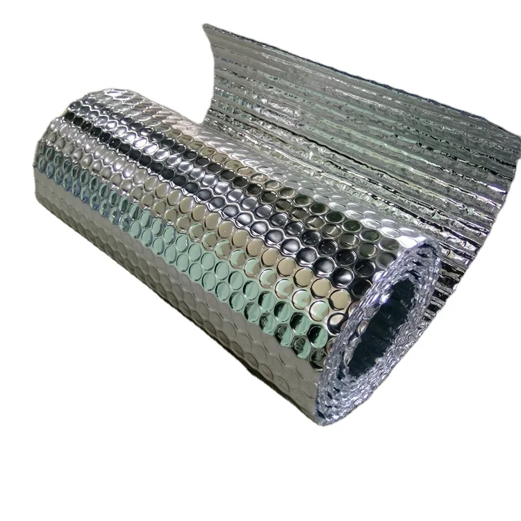 Reflective Thermal Insulation Material Air Bubble Pe Foam With Aluminium Laminated Foam Products For Roofing Insulation
