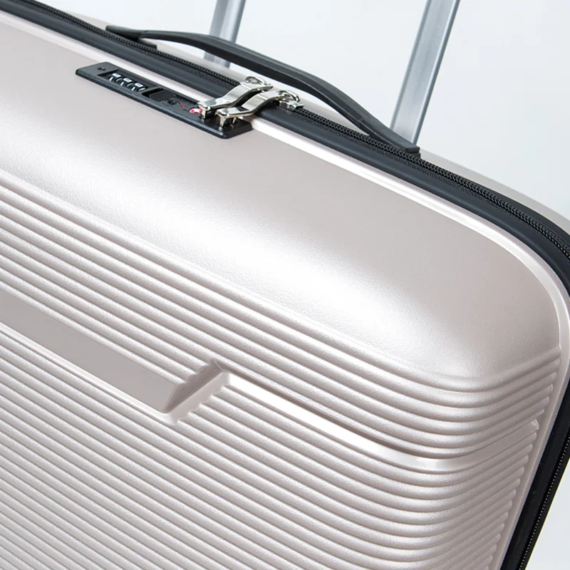 Hard Shell Carry on Travelling Single Trolley Luggage Suitcase Design Wholesale PP New Unisex OEM Item Style
