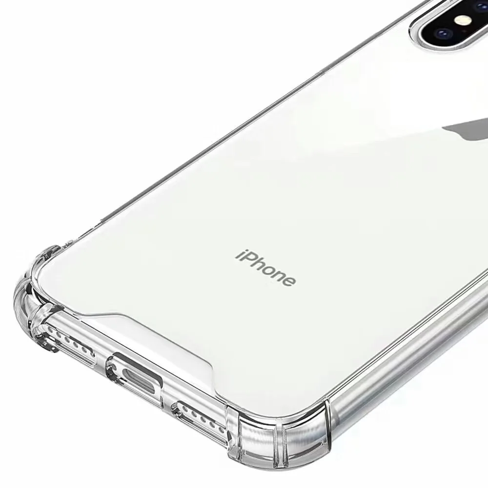 Противоударный жесткий акриловый прозрачный чехол для iPhone 11 оптом 1 5