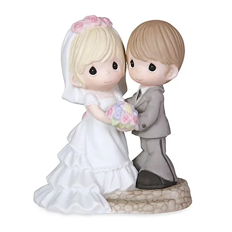 OEM wholesale new manufacturer precious moments figurine unique resin cake topper cute figurines cake toppers