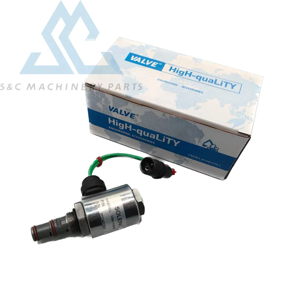 186-1526 186-1525 Solenoid Valve for Motor Grader D6R D8R Valve Group-Solenoid 1861526 1861525