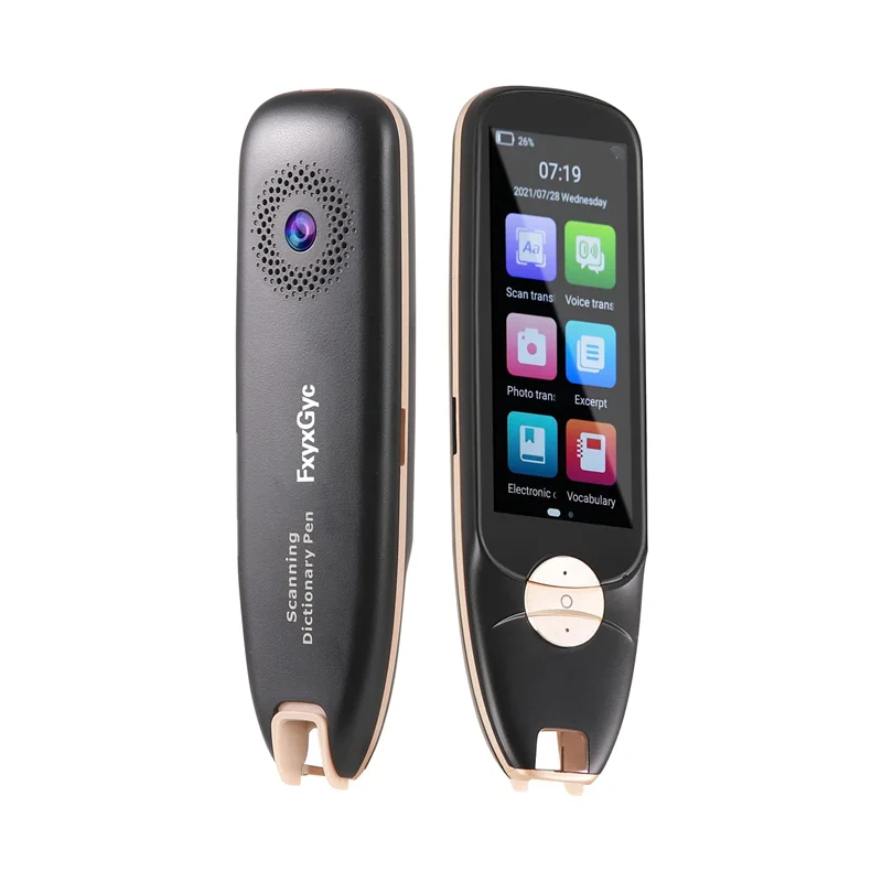 hot sale new Portable touch screen 108 languages Smart voice translator offline translation with camera