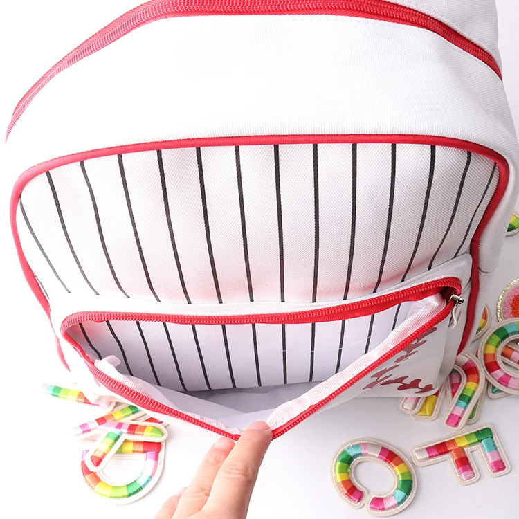 Wholesale school bags casual gym sports softball travel backpacks canvas lightweight baseball leisure backpack bags for unisex