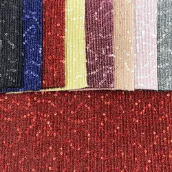 Sell buy meter women dress moonlight shiny lurex rib pleated embroidery crepe 3mm sequins jijimi fabric