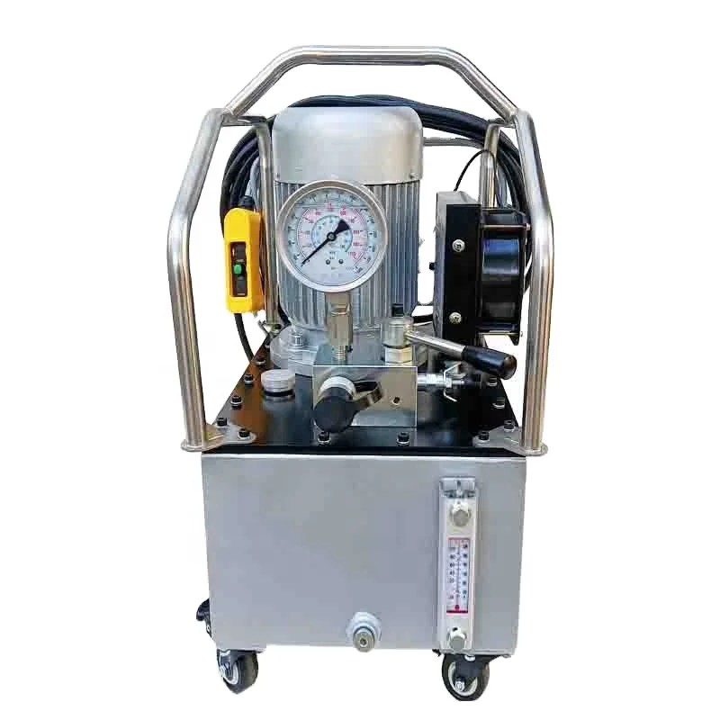 20L 700bar 220v 380v 1500W High Pressure 10000psi  Manual Reversing Electric Pump Single-Acting Electric Hydraulic Pump PES206M
