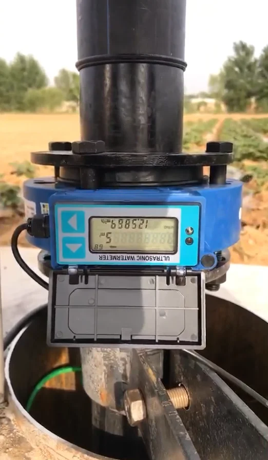 Встроенный счетчик воды со встроенным временем, ультразвуковой измеритель расхода сточных вод с импульсным выходом
